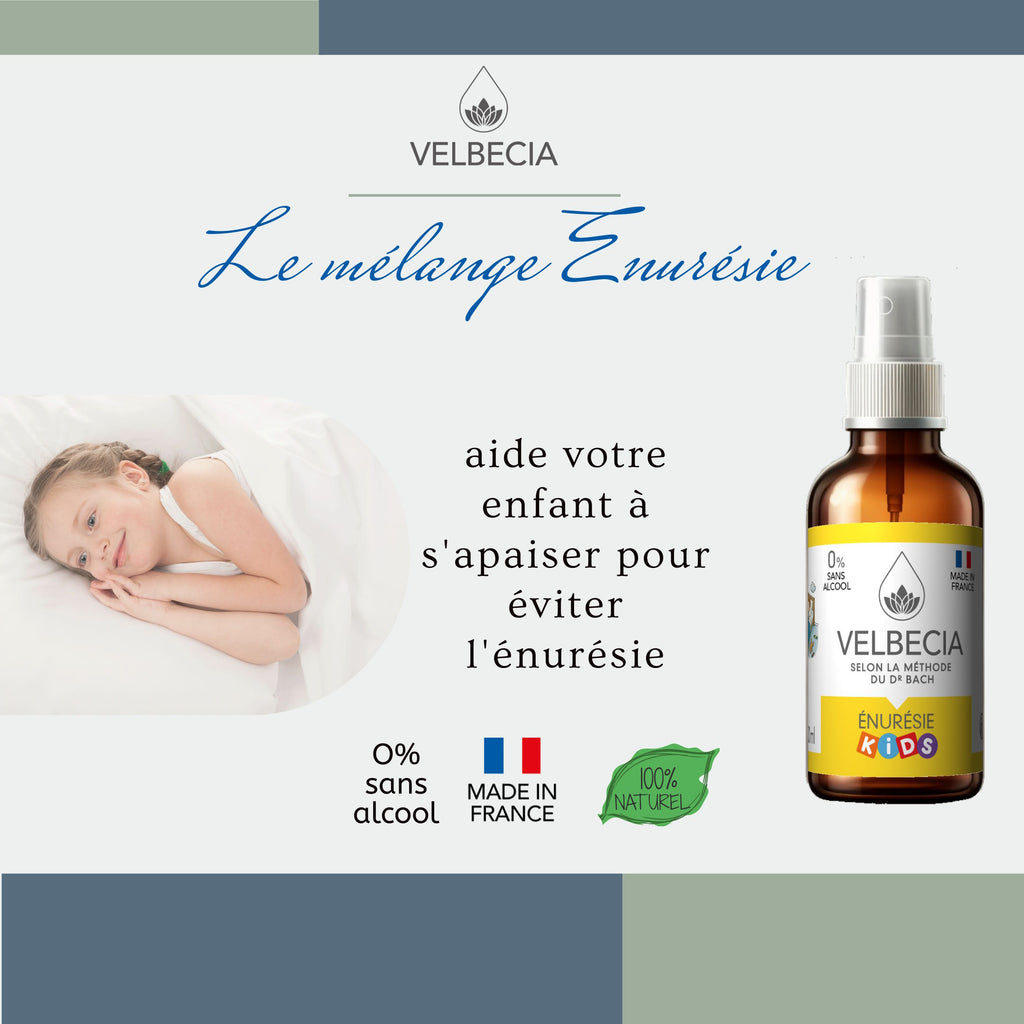 Velbecia® ÉNURÉSIE KIDS +1 OFFERT - A partir de Fleurs de Bach SANS ALCOOL