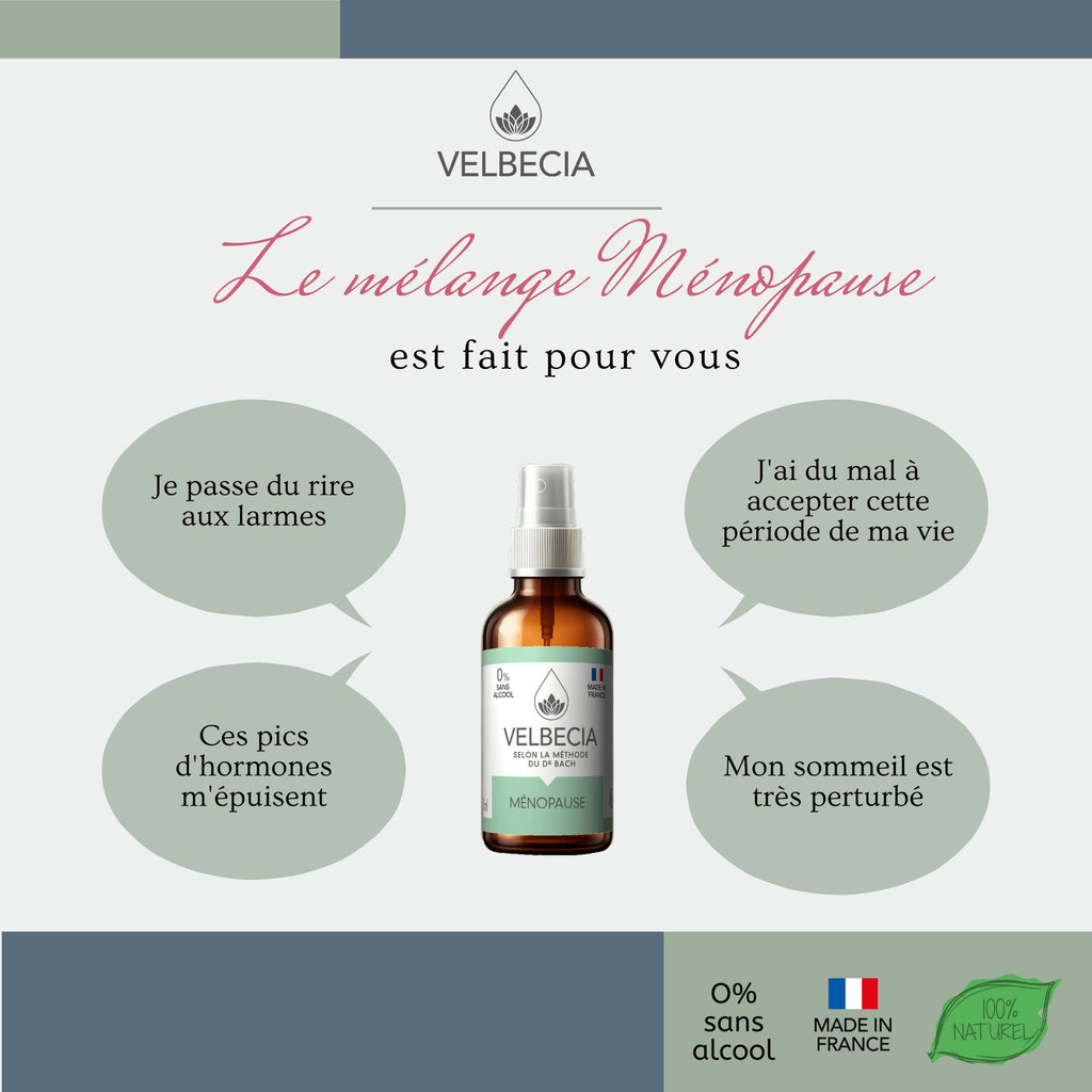 Velbecia® MENOPAUSE +1 OFFERT - A partir de Fleurs de Bach SANS ALCOOL