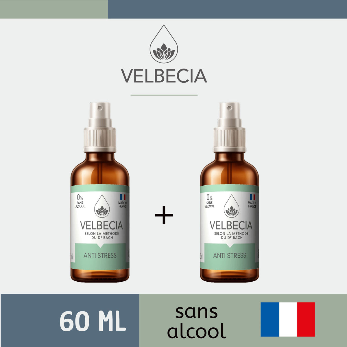 Velbecia® ANTI STRESS - A partir de Fleurs de Bach SANS ALCOOL