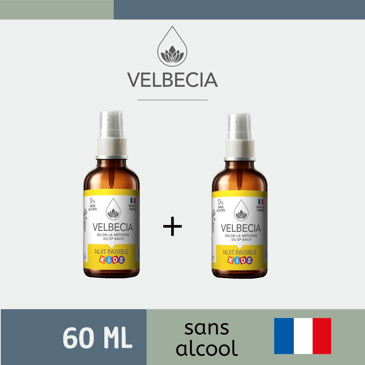 Velbecia® NUIT PAISIBLE KIDS - A partir de Fleurs de Bach SANS ALCOOL