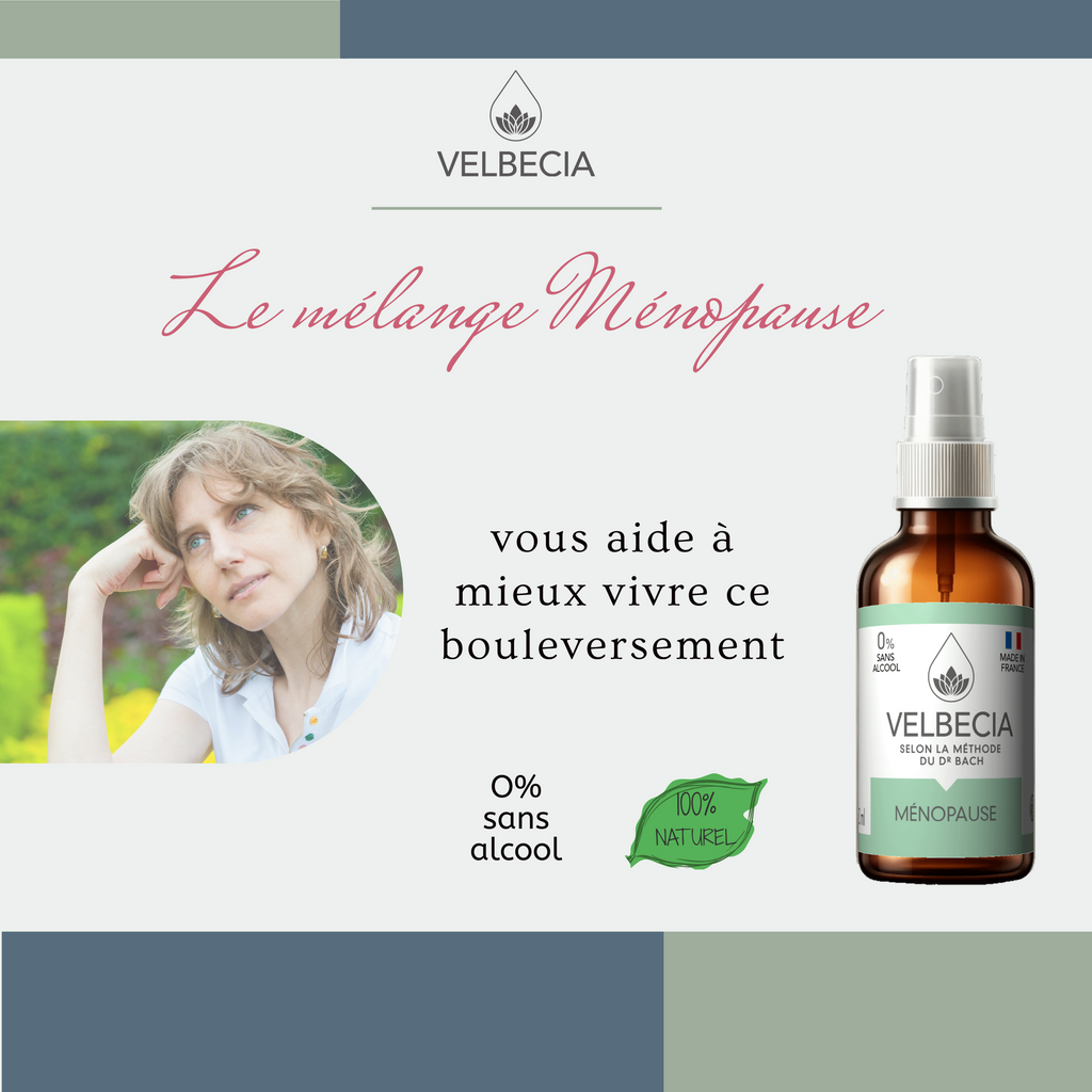 Velbecia® MENOPAUSE +1 OFFERT - A partir de Fleurs de Bach SANS ALCOOL