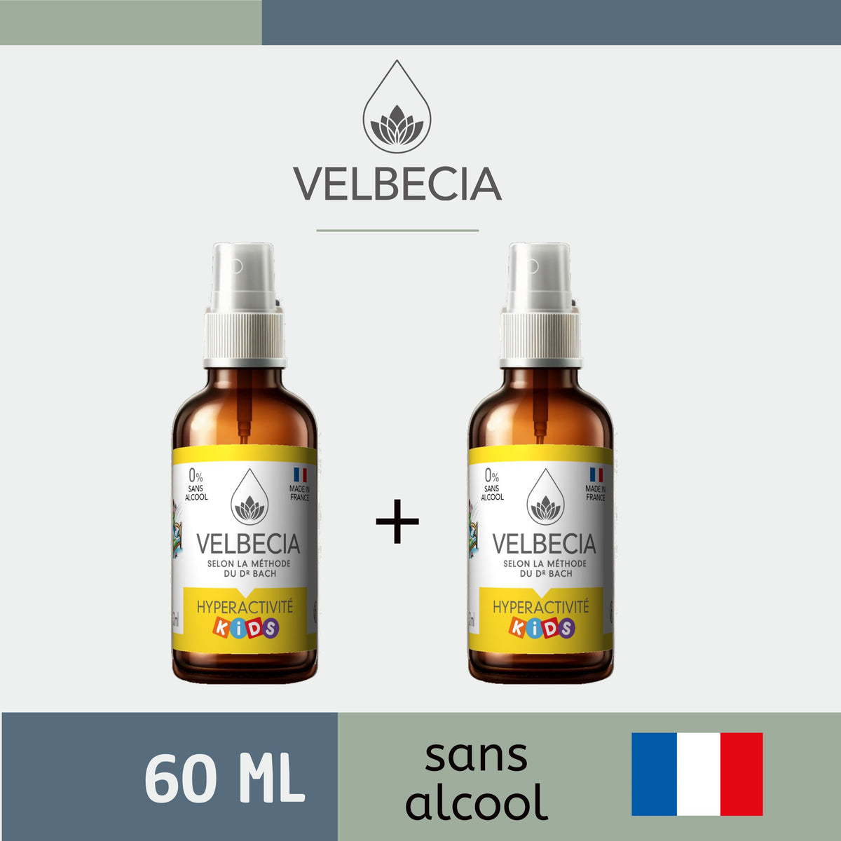 Velbecia® HYPERACTIVITE / TDAH KIDS - A partir de Fleurs de Bach SANS ALCOOL