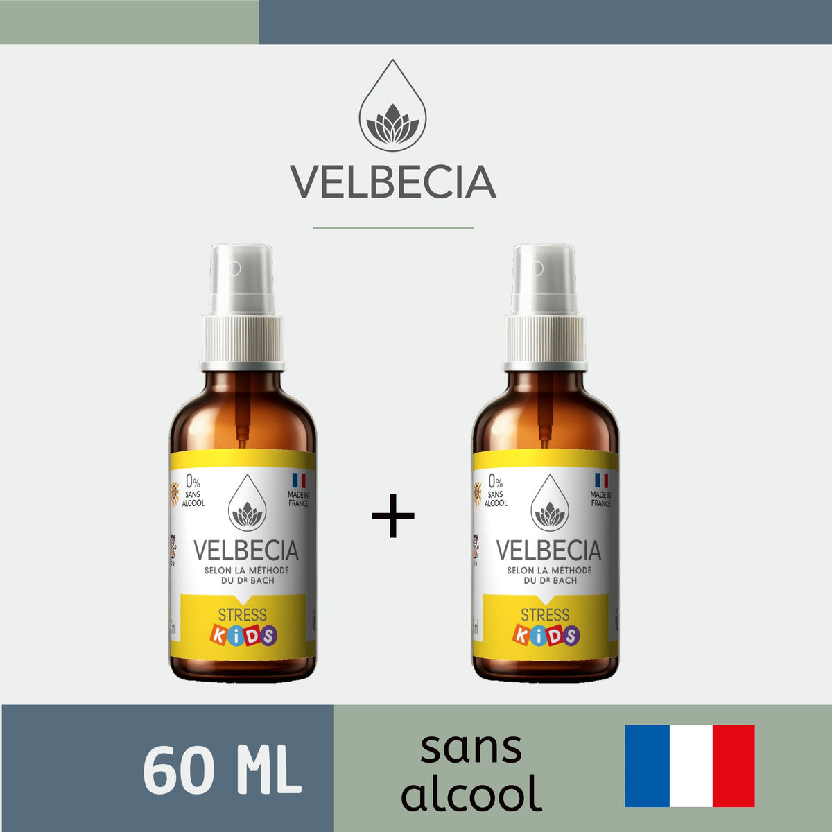 Velbecia® STRESS KIDS - A partir de Fleurs de Bach SANS ALCOOL